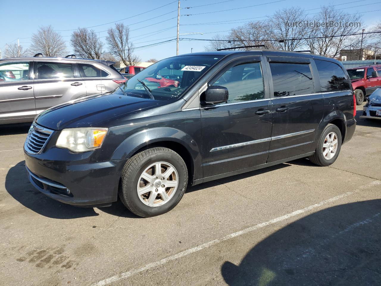 2011 Chrysler Town & Country Touring Black vin: 2A4RR5DG7BR688132