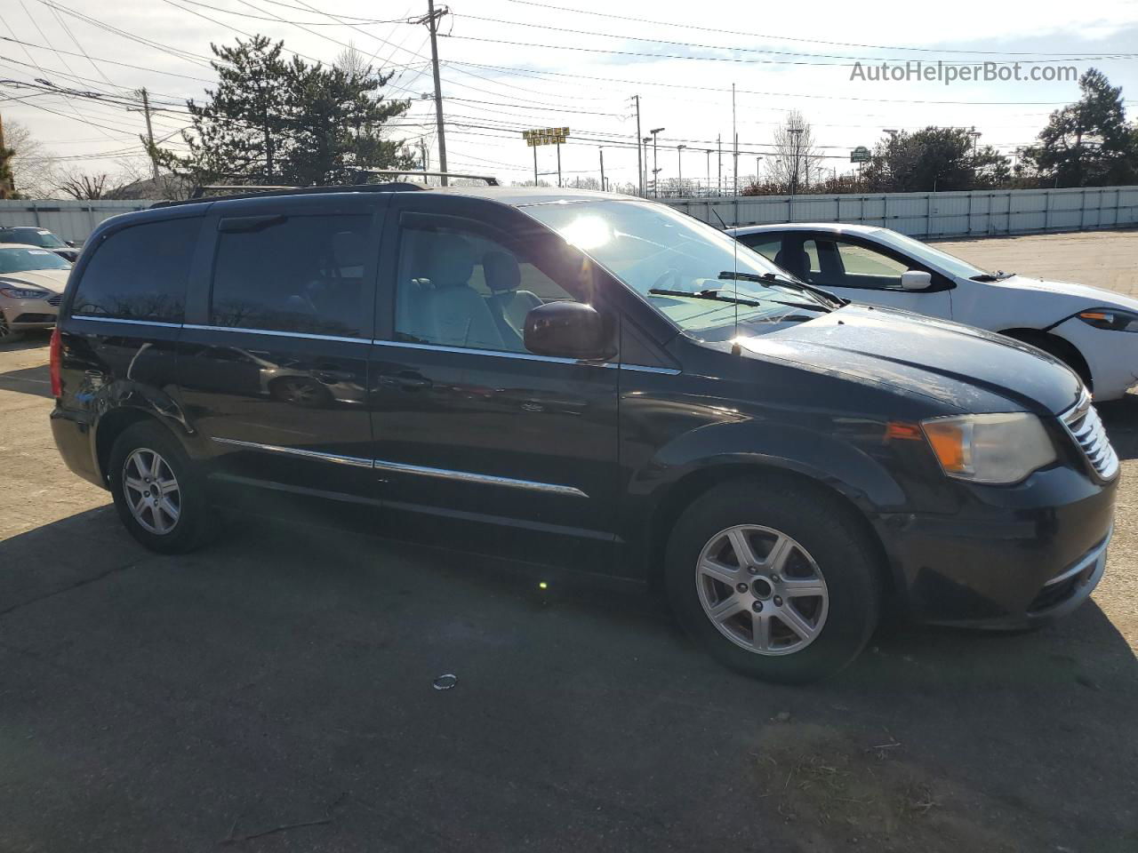 2011 Chrysler Town & Country Touring Black vin: 2A4RR5DG7BR688132