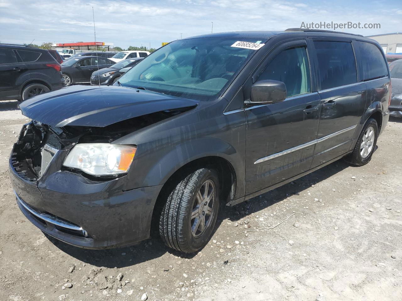 2011 Chrysler Town & Country Touring Угольный vin: 2A4RR5DG8BR675437