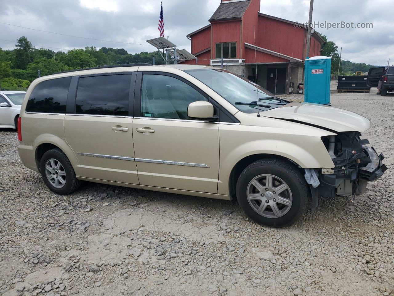 2011 Chrysler Town & Country Touring Beige vin: 2A4RR5DG8BR702071