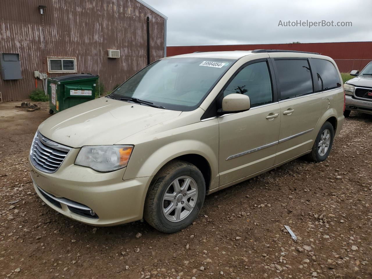 2011 Chrysler Town & Country Touring White vin: 2A4RR5DG8BR712857