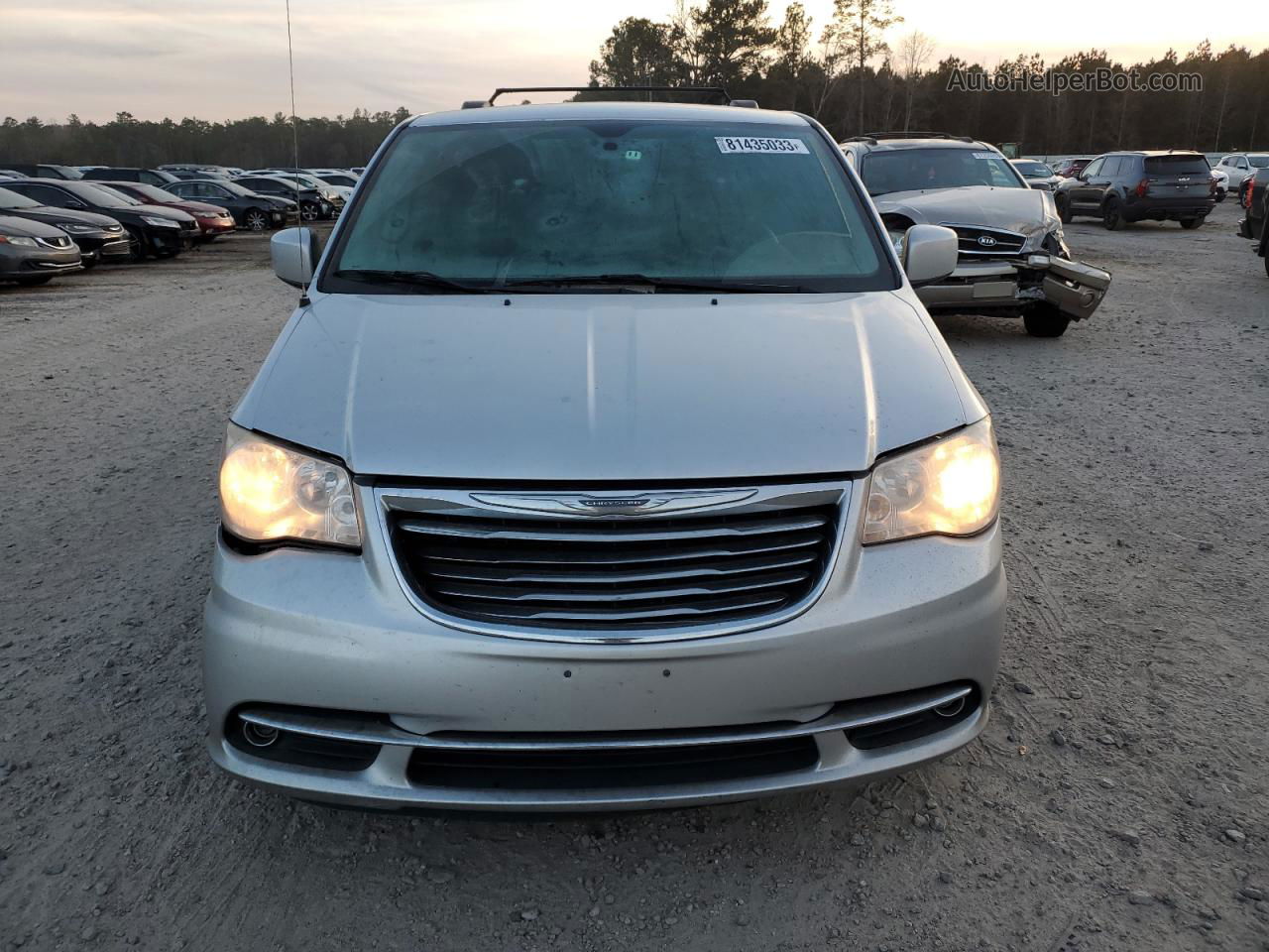 2011 Chrysler Town & Country Touring Серебряный vin: 2A4RR5DG9BR734687