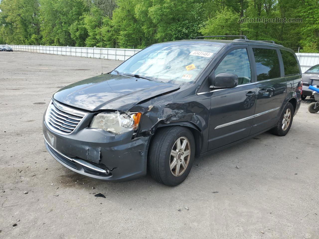 2011 Chrysler Town & Country Touring Gray vin: 2A4RR5DG9BR798003