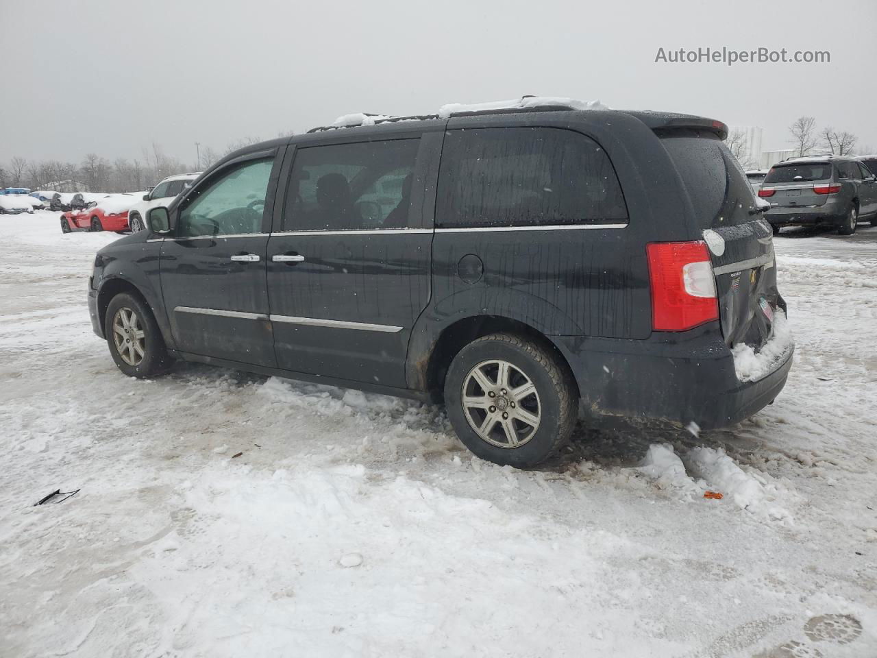 2011 Chrysler Town & Country Touring Black vin: 2A4RR5DGXBR618561