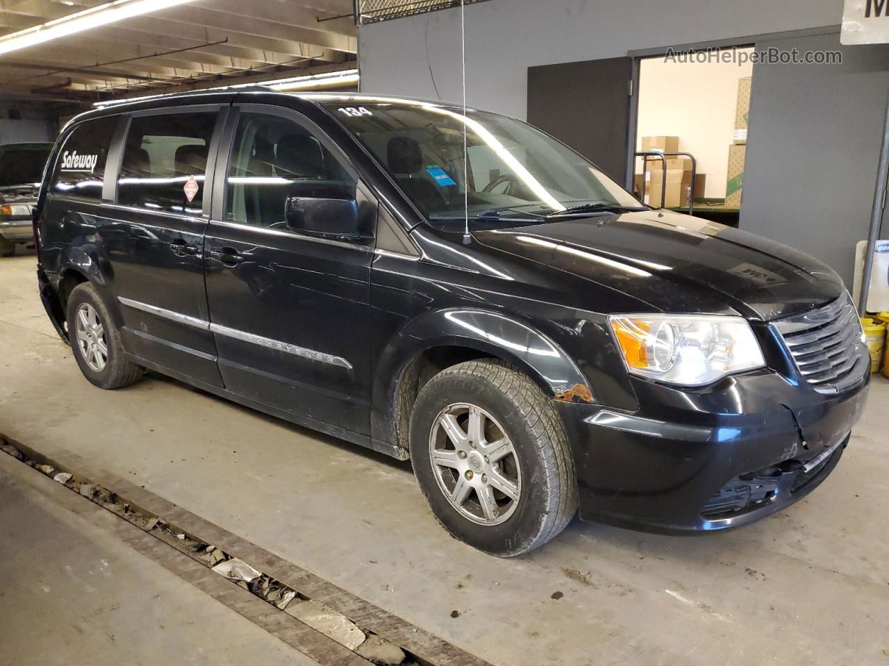 2011 Chrysler Town & Country Touring Black vin: 2A4RR5DGXBR636817