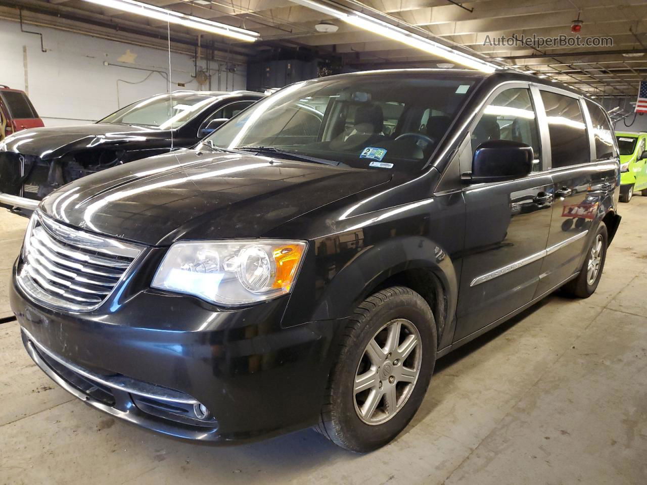 2011 Chrysler Town & Country Touring Black vin: 2A4RR5DGXBR636817