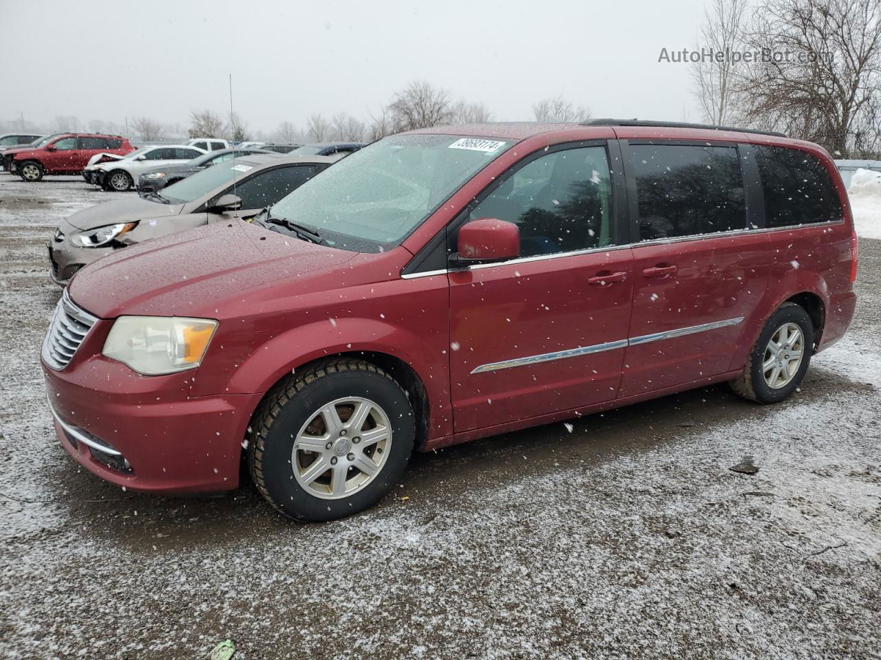 2011 Chrysler Town & Country Touring Красный vin: 2A4RR5DGXBR727246