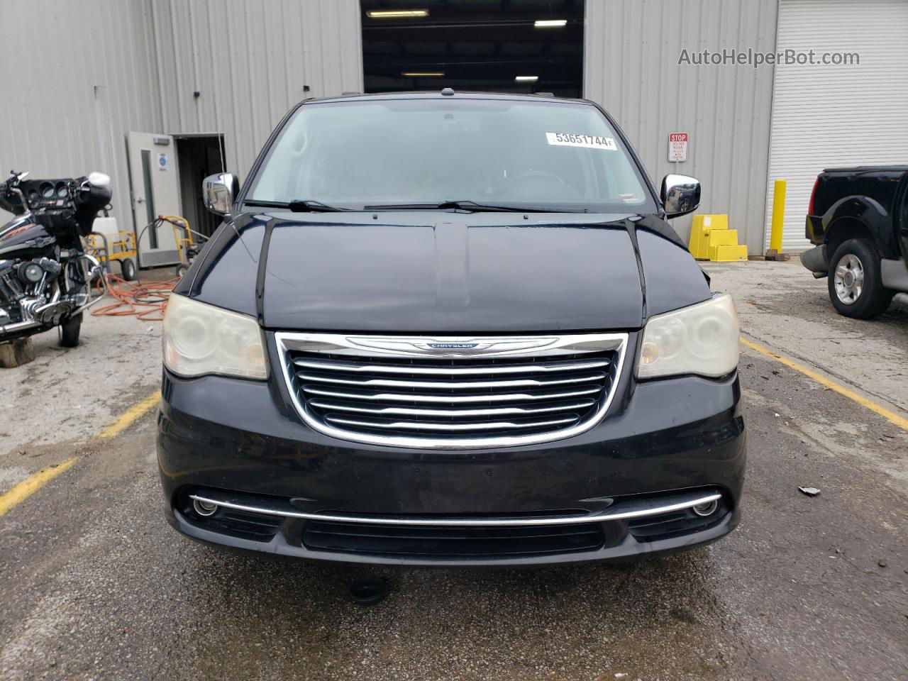 2011 Chrysler Town & Country Limited Black vin: 2A4RR6DG0BR612452