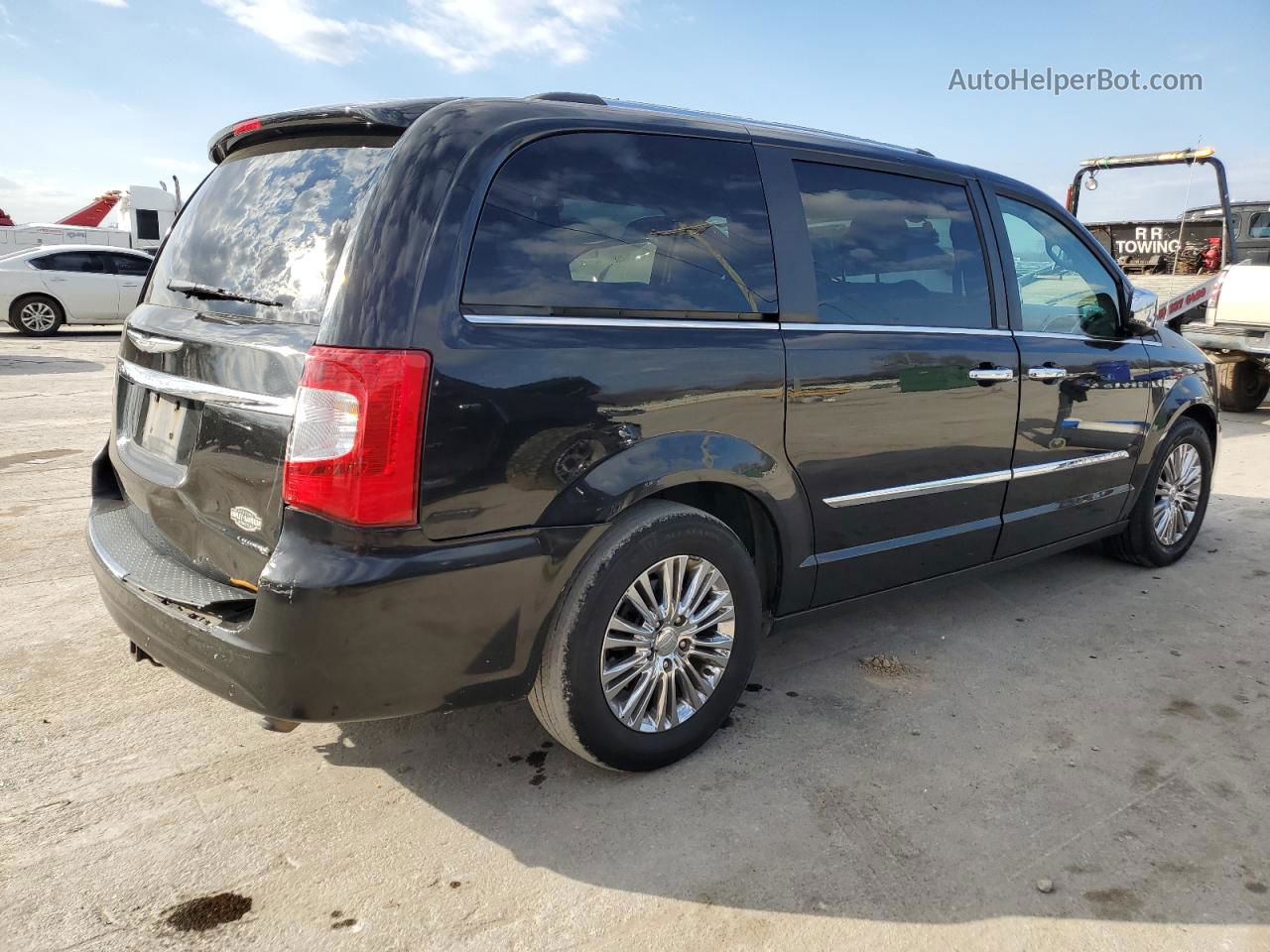 2011 Chrysler Town & Country Limited Black vin: 2A4RR6DG1BR612458