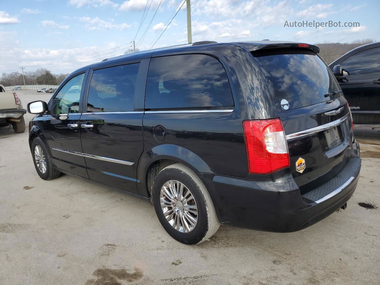 2011 Chrysler Town & Country Limited Black vin: 2A4RR6DG1BR612458