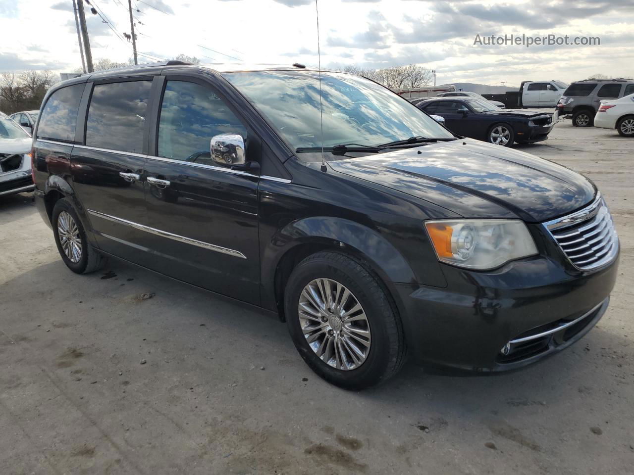 2011 Chrysler Town & Country Limited Black vin: 2A4RR6DG1BR612458