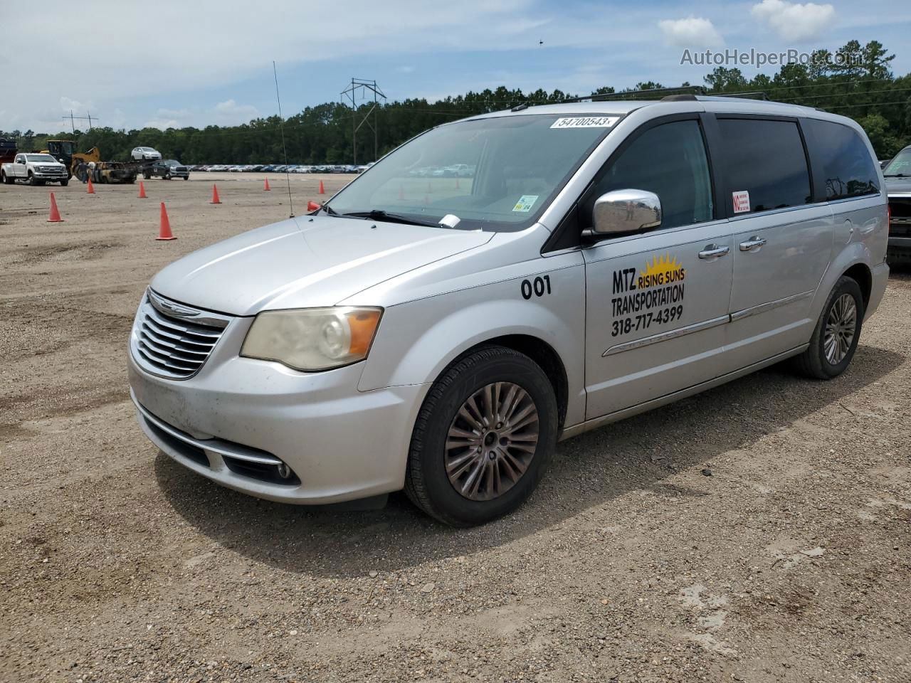 2011 Chrysler Town & Country Limited Silver vin: 2A4RR6DG1BR697754