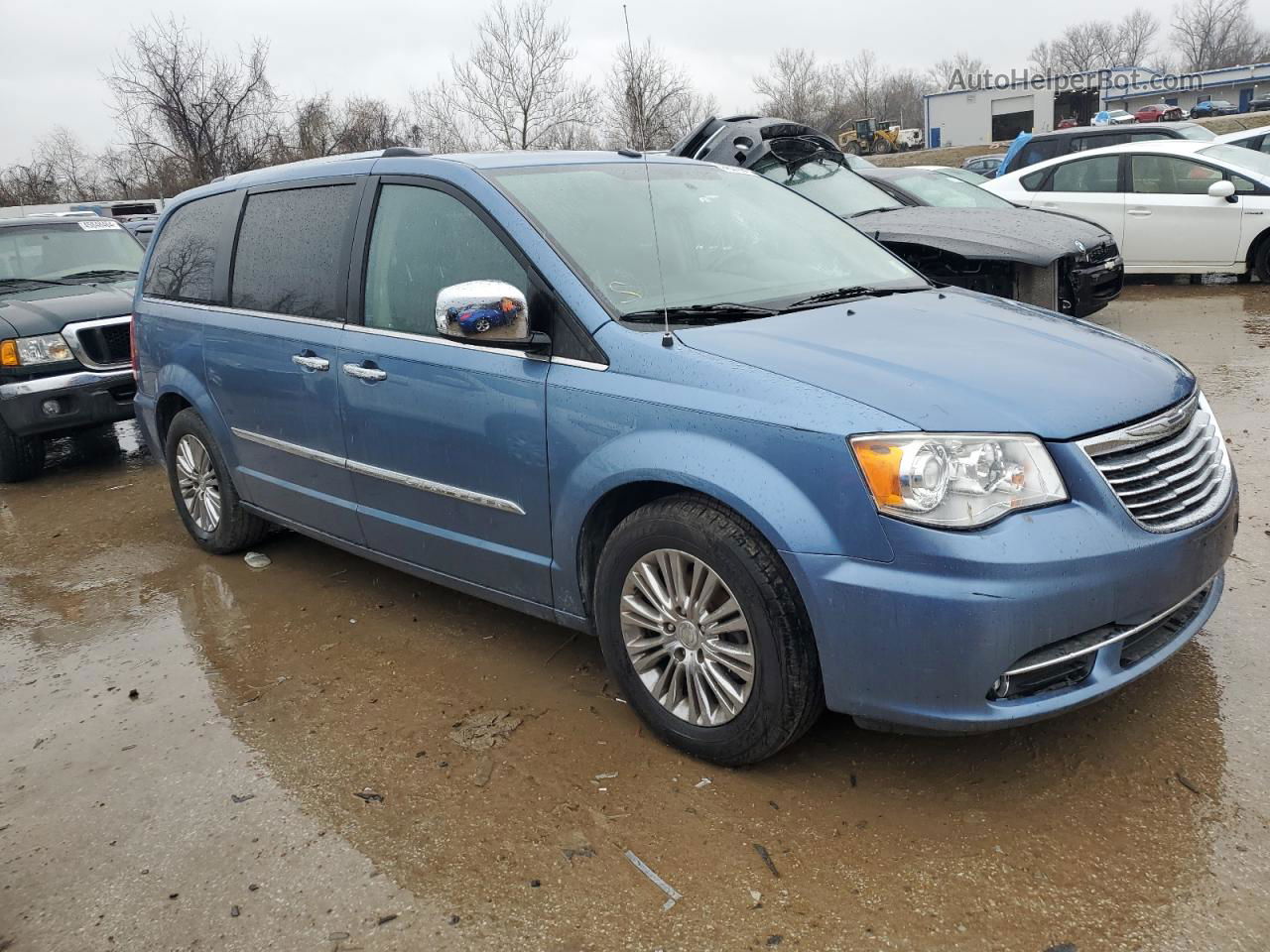 2011 Chrysler Town & Country Limited Синий vin: 2A4RR6DG3BR781249