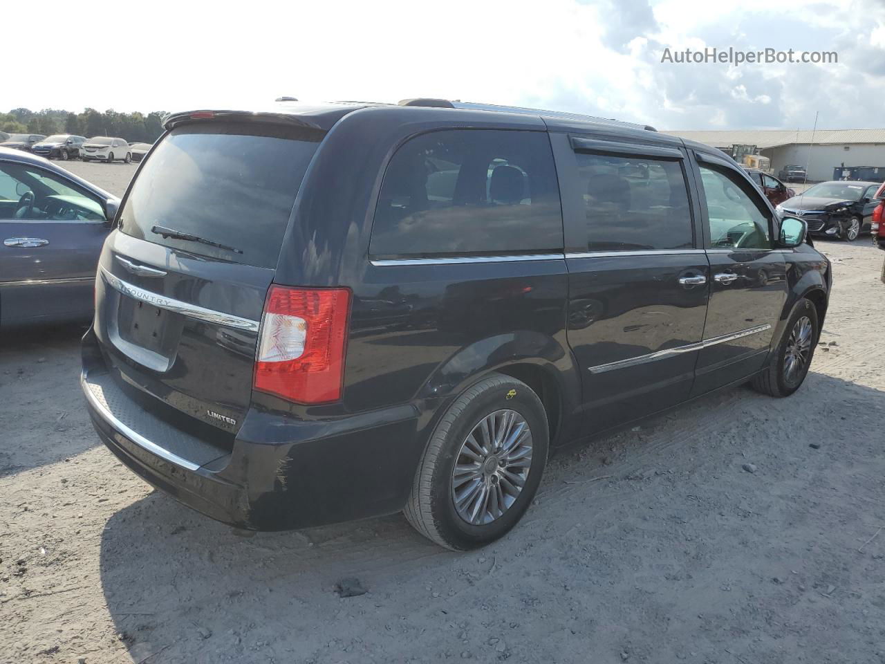 2011 Chrysler Town & Country Limited Black vin: 2A4RR6DG6BR666435