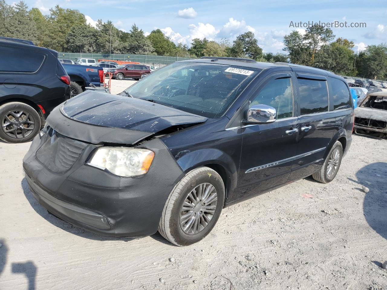 2011 Chrysler Town & Country Limited Black vin: 2A4RR6DG6BR666435