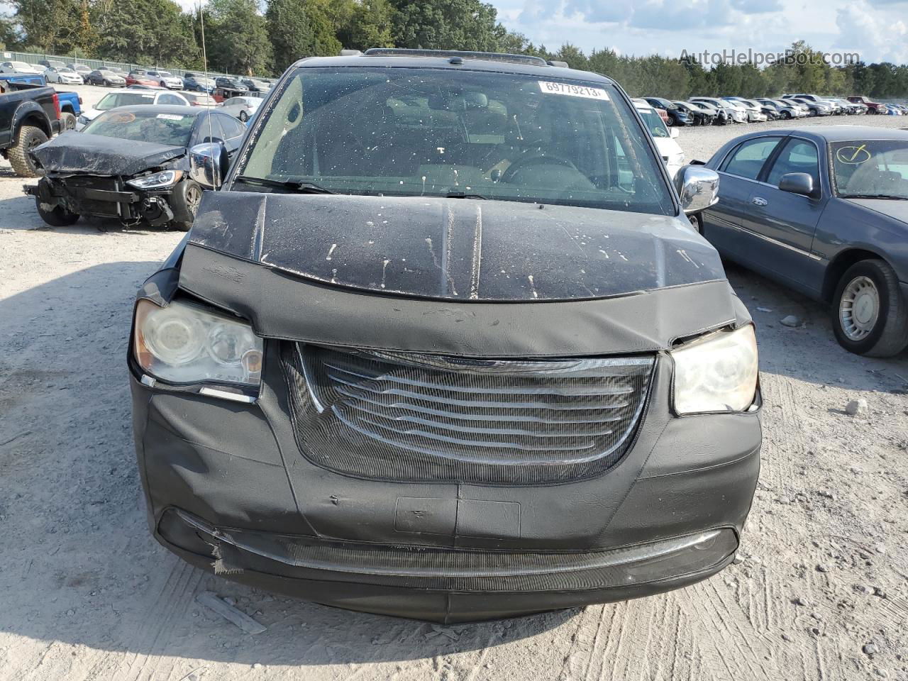 2011 Chrysler Town & Country Limited Black vin: 2A4RR6DG6BR666435