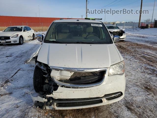 2011 Chrysler Town & Country Limited White vin: 2A4RR6DG8BR611145