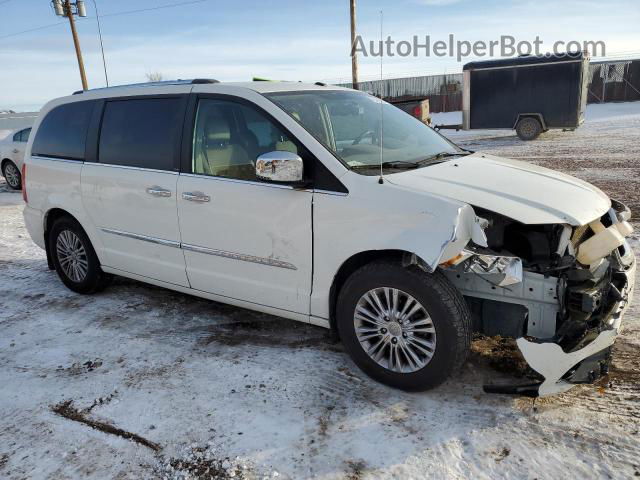 2011 Chrysler Town & Country Limited White vin: 2A4RR6DG8BR611145