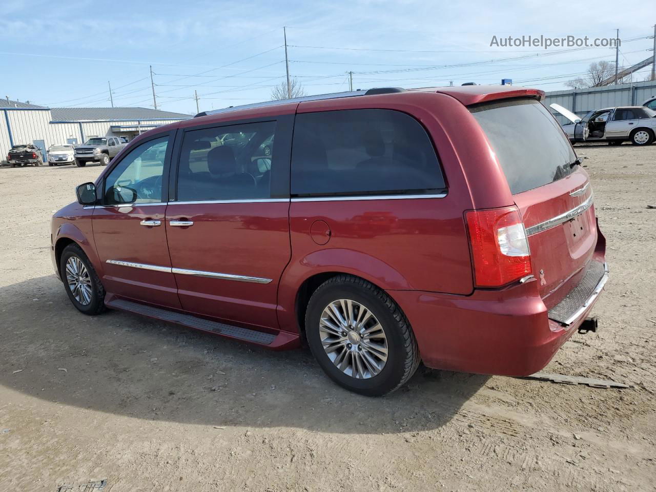 2011 Chrysler Town & Country Limited Красный vin: 2A4RR6DGXBR610109