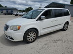 2011 Chrysler Town & Country Touring L White vin: 2A4RR8DG0BR703734