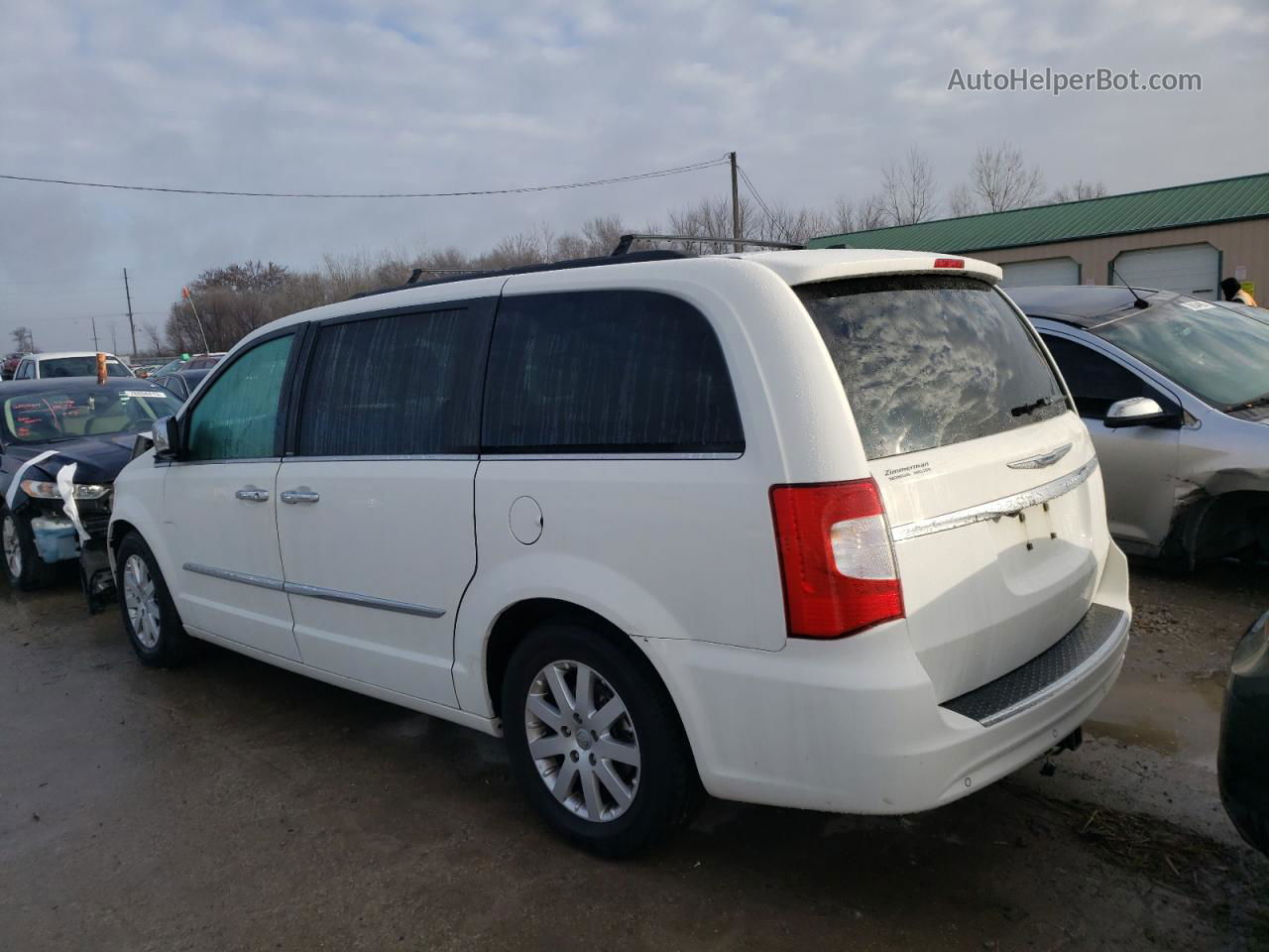 2011 Chrysler Town & Country Touring L Белый vin: 2A4RR8DG1BR666404