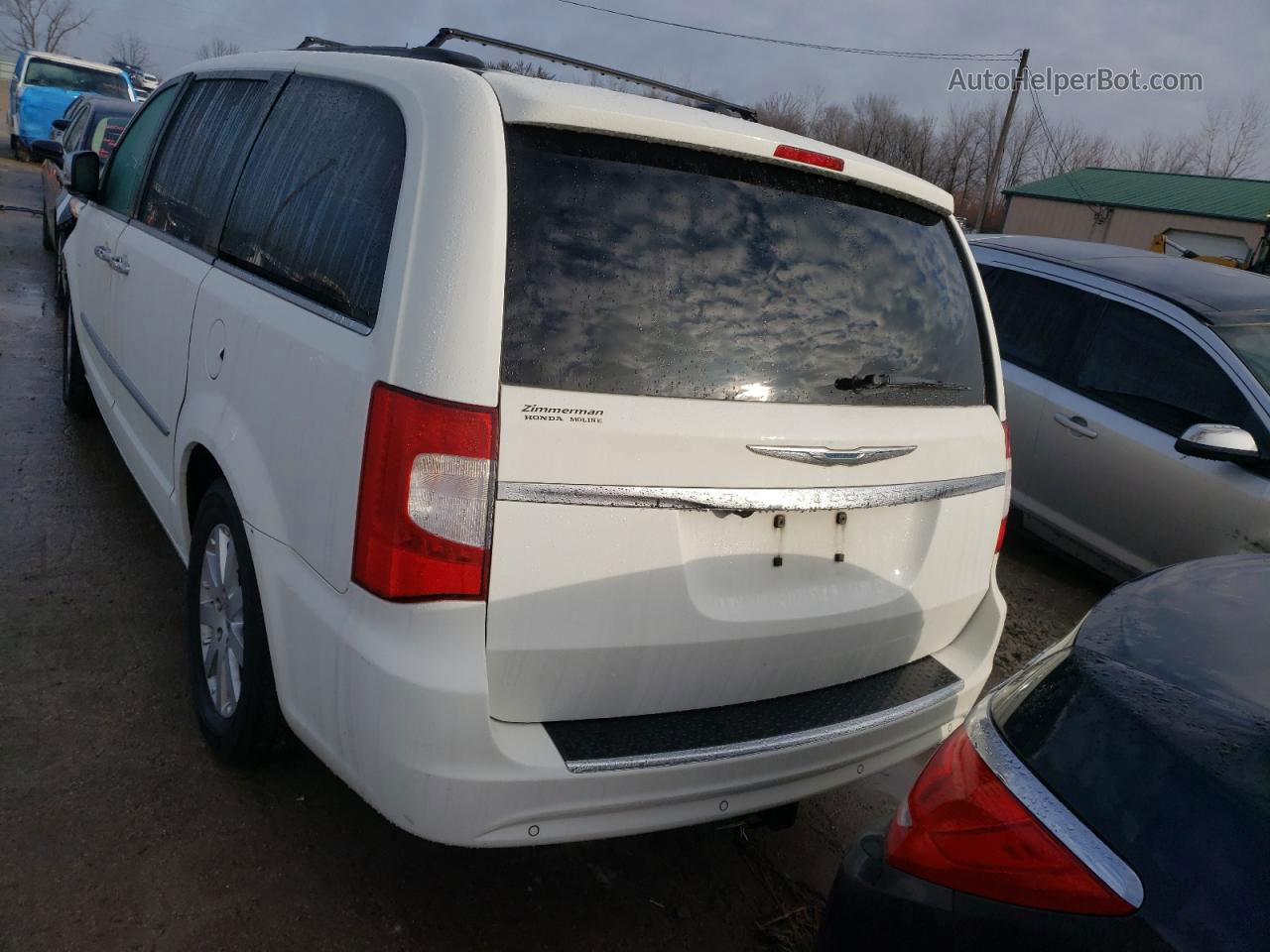 2011 Chrysler Town & Country Touring L Белый vin: 2A4RR8DG1BR666404