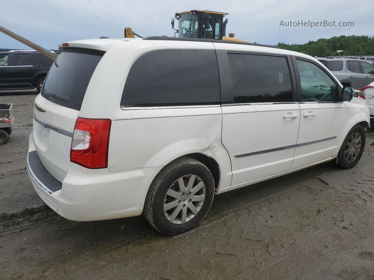 2011 Chrysler Town & Country Touring L Белый vin: 2A4RR8DG1BR764297