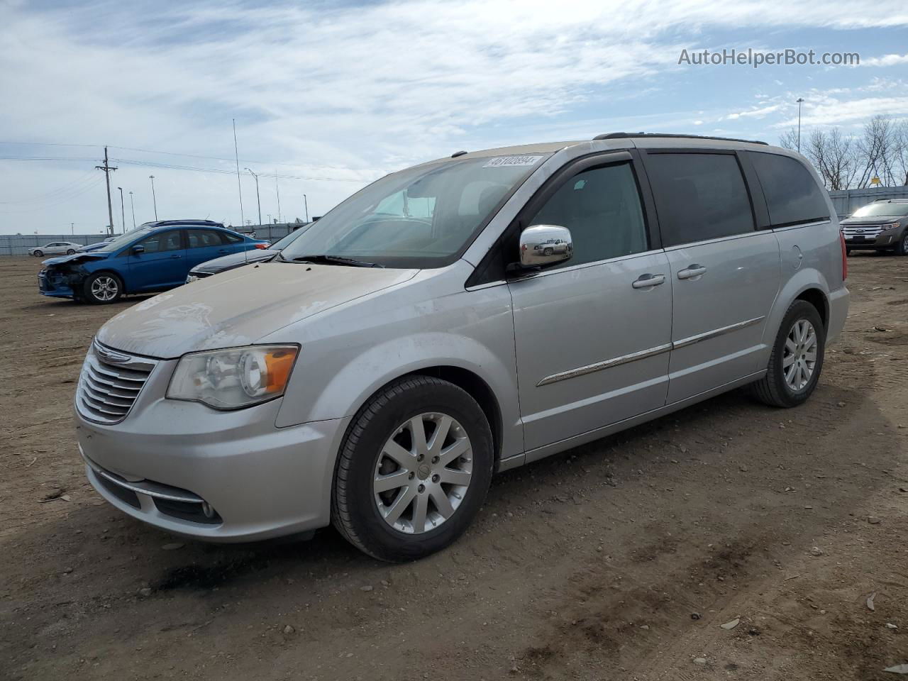 2011 Chrysler Town & Country Touring L Серебряный vin: 2A4RR8DG2BR619141