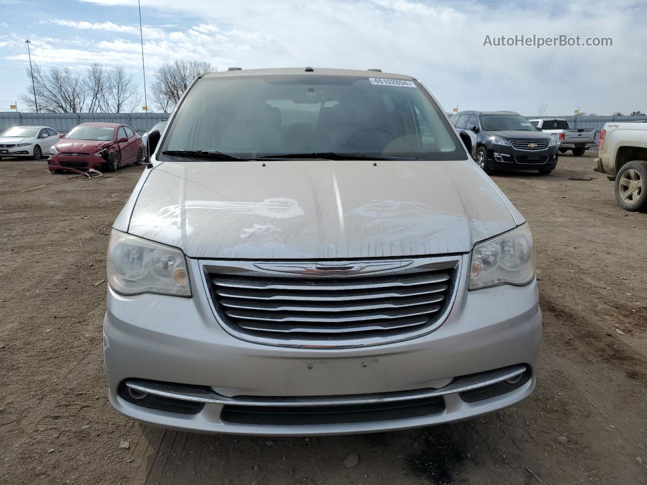 2011 Chrysler Town & Country Touring L Silver vin: 2A4RR8DG2BR619141