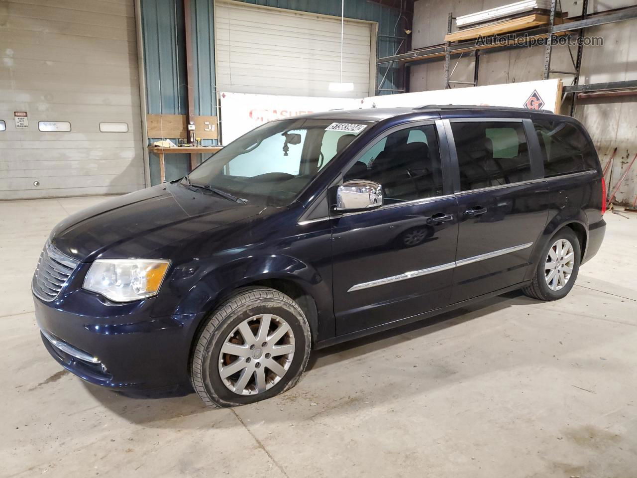 2011 Chrysler Town & Country Touring L Синий vin: 2A4RR8DG2BR676875