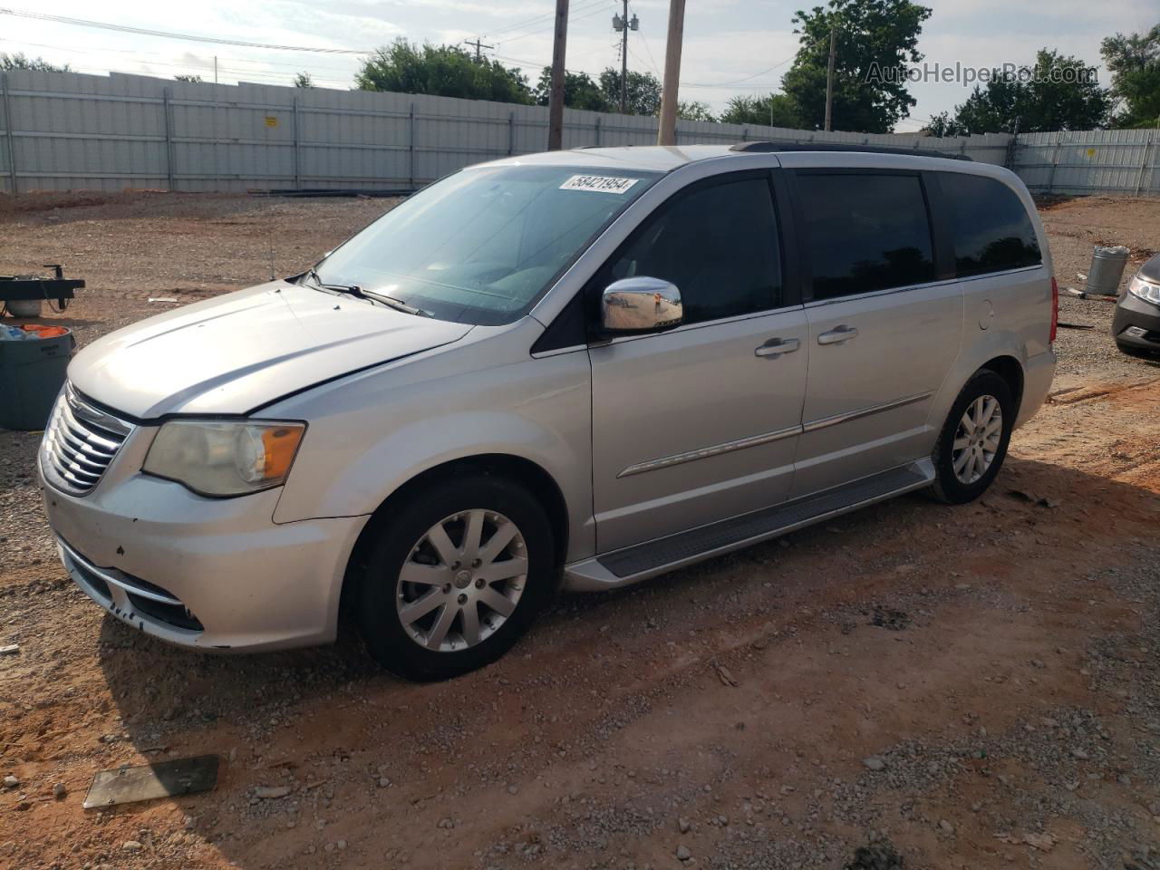 2011 Chrysler Town & Country Touring L Silver vin: 2A4RR8DG3BR760512