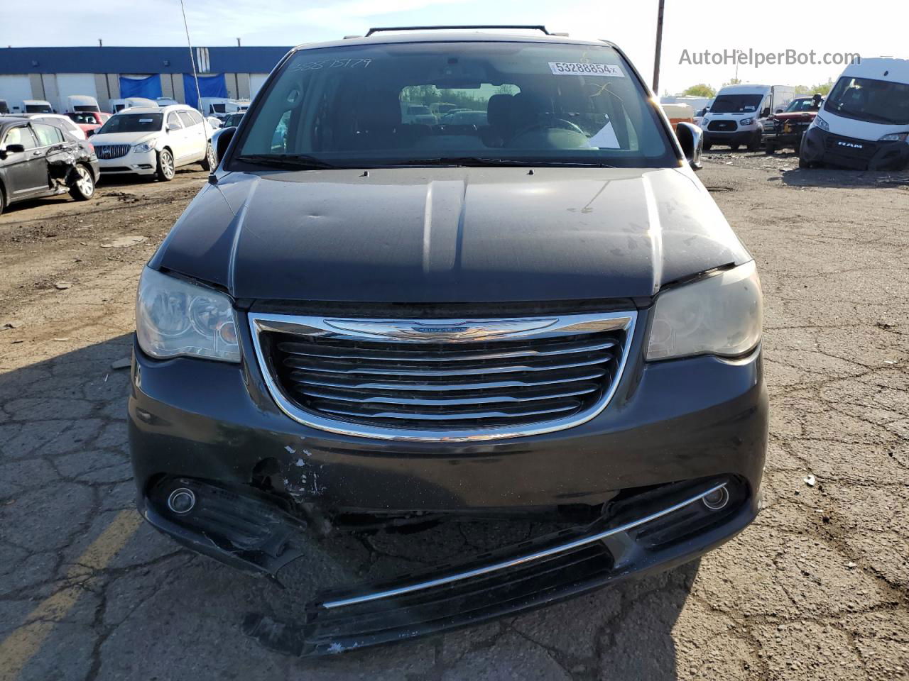 2011 Chrysler Town & Country Touring L Черный vin: 2A4RR8DG3BR772224