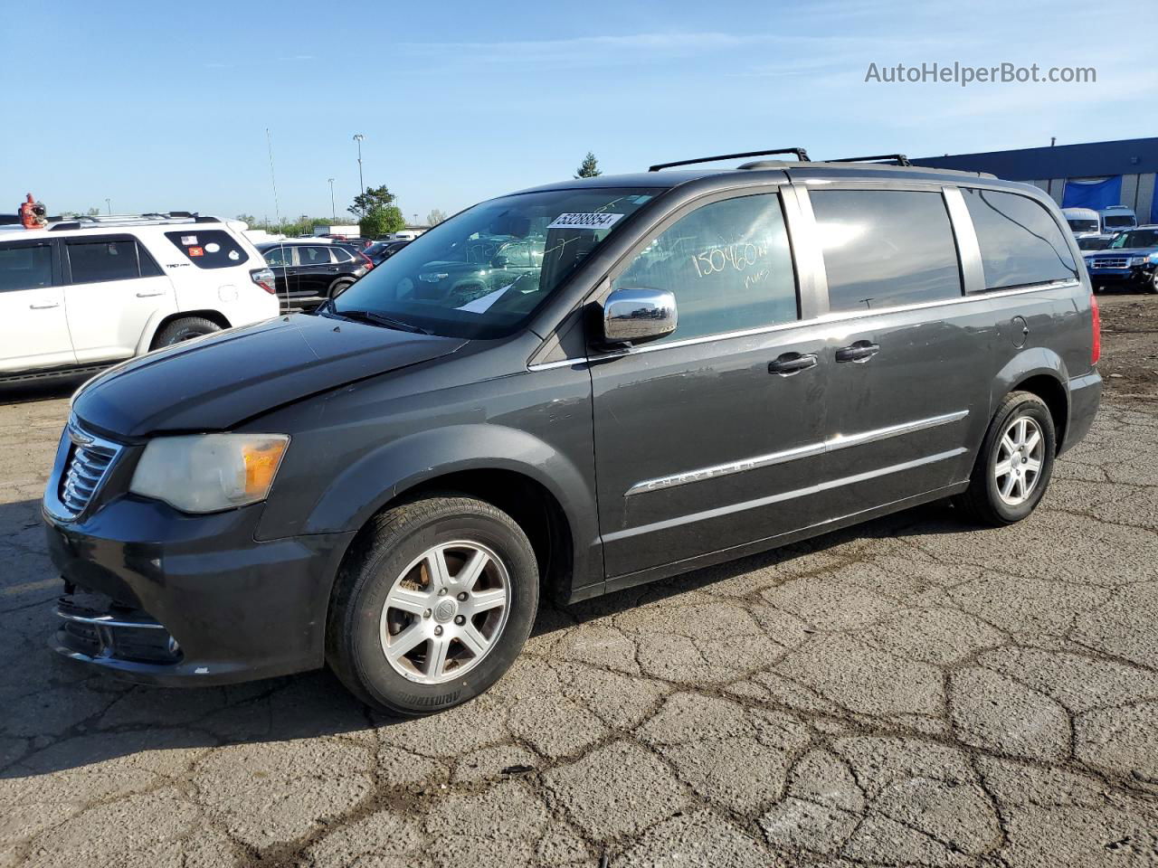 2011 Chrysler Town & Country Touring L Черный vin: 2A4RR8DG3BR772224