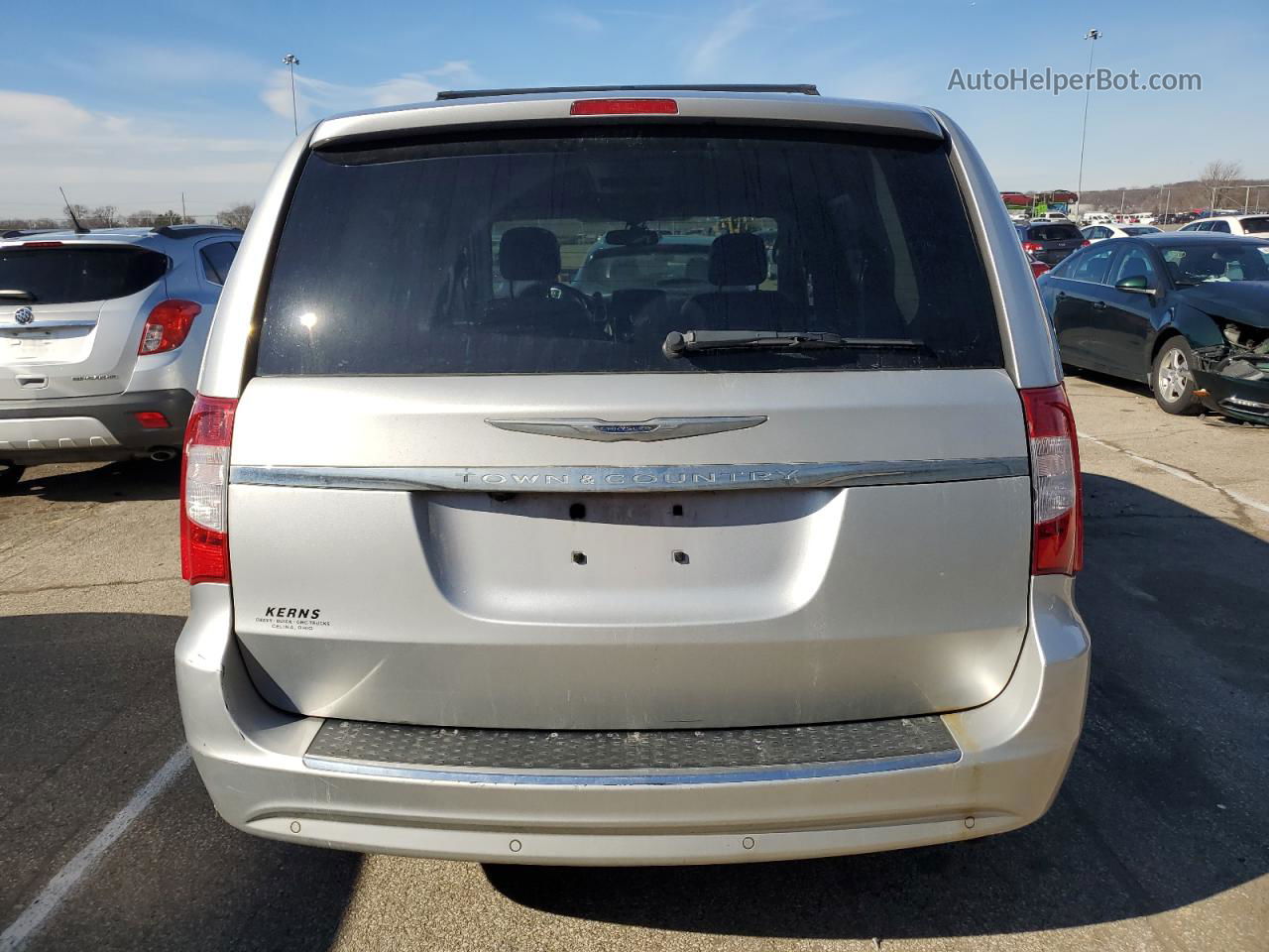 2011 Chrysler Town & Country Touring L Silver vin: 2A4RR8DG4BR734131