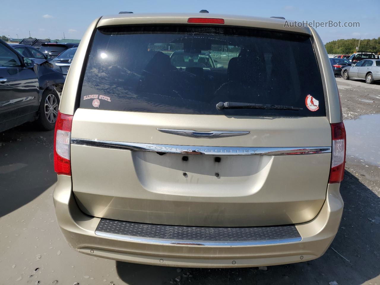 2011 Chrysler Town & Country Touring L Бежевый vin: 2A4RR8DG4BR745257