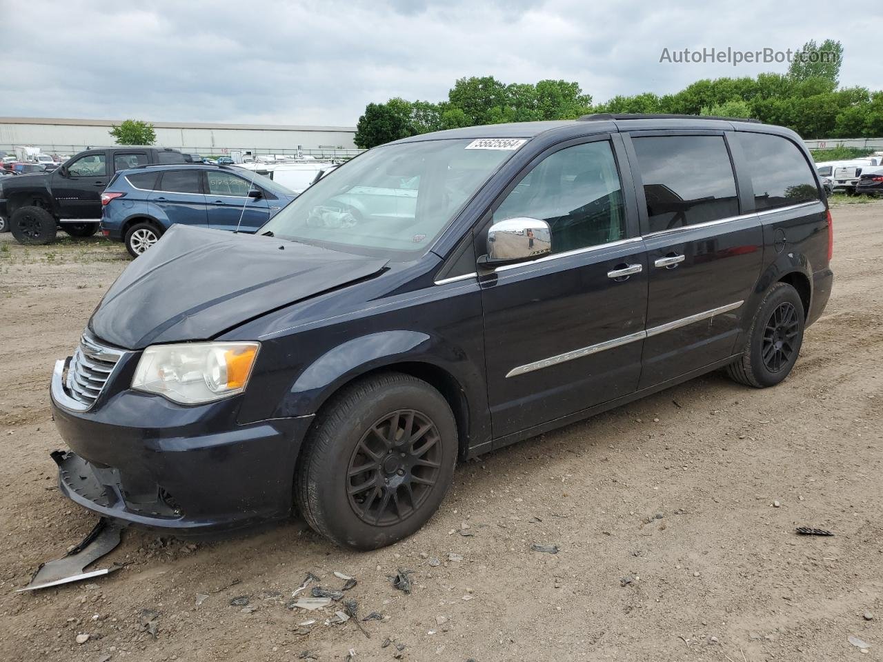 2011 Chrysler Town & Country Touring L Черный vin: 2A4RR8DG5BR640663