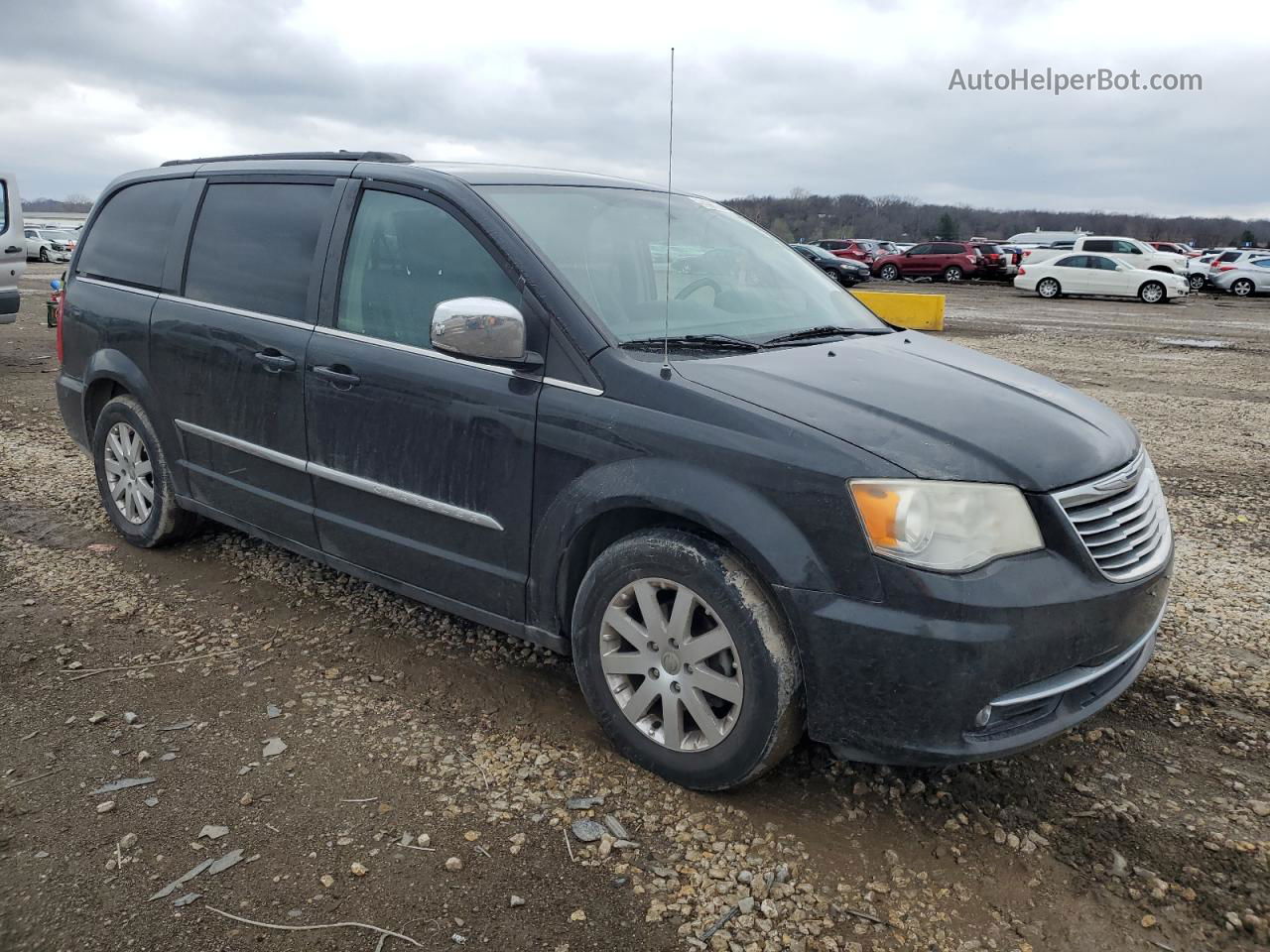 2011 Chrysler Town & Country Touring L Угольный vin: 2A4RR8DG5BR745087