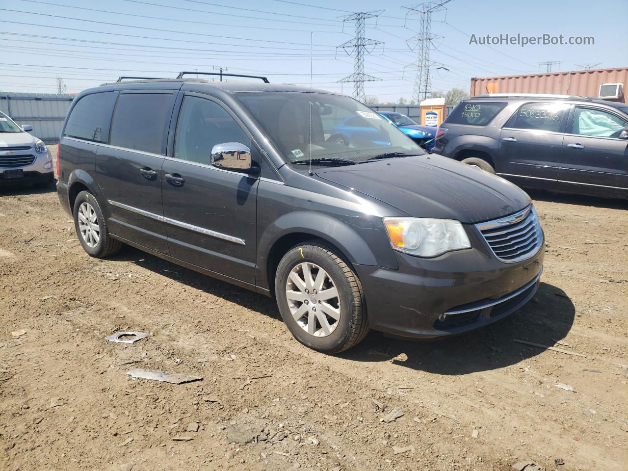 2011 Chrysler Town & Country Touring L Black vin: 2A4RR8DG5BR784472