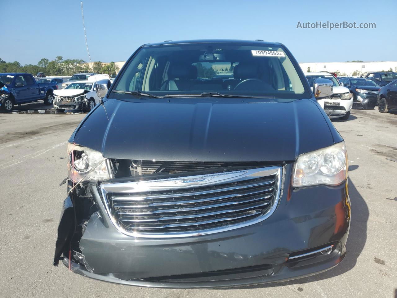 2011 Chrysler Town & Country Touring L Gray vin: 2A4RR8DG6BR714138