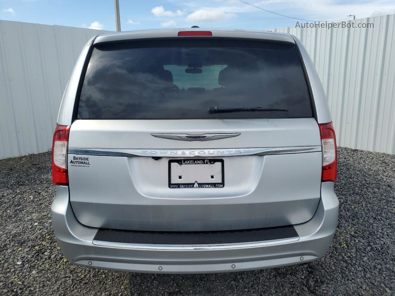 2011 Chrysler Town & Country Touring L Silver vin: 2A4RR8DG7BR785316