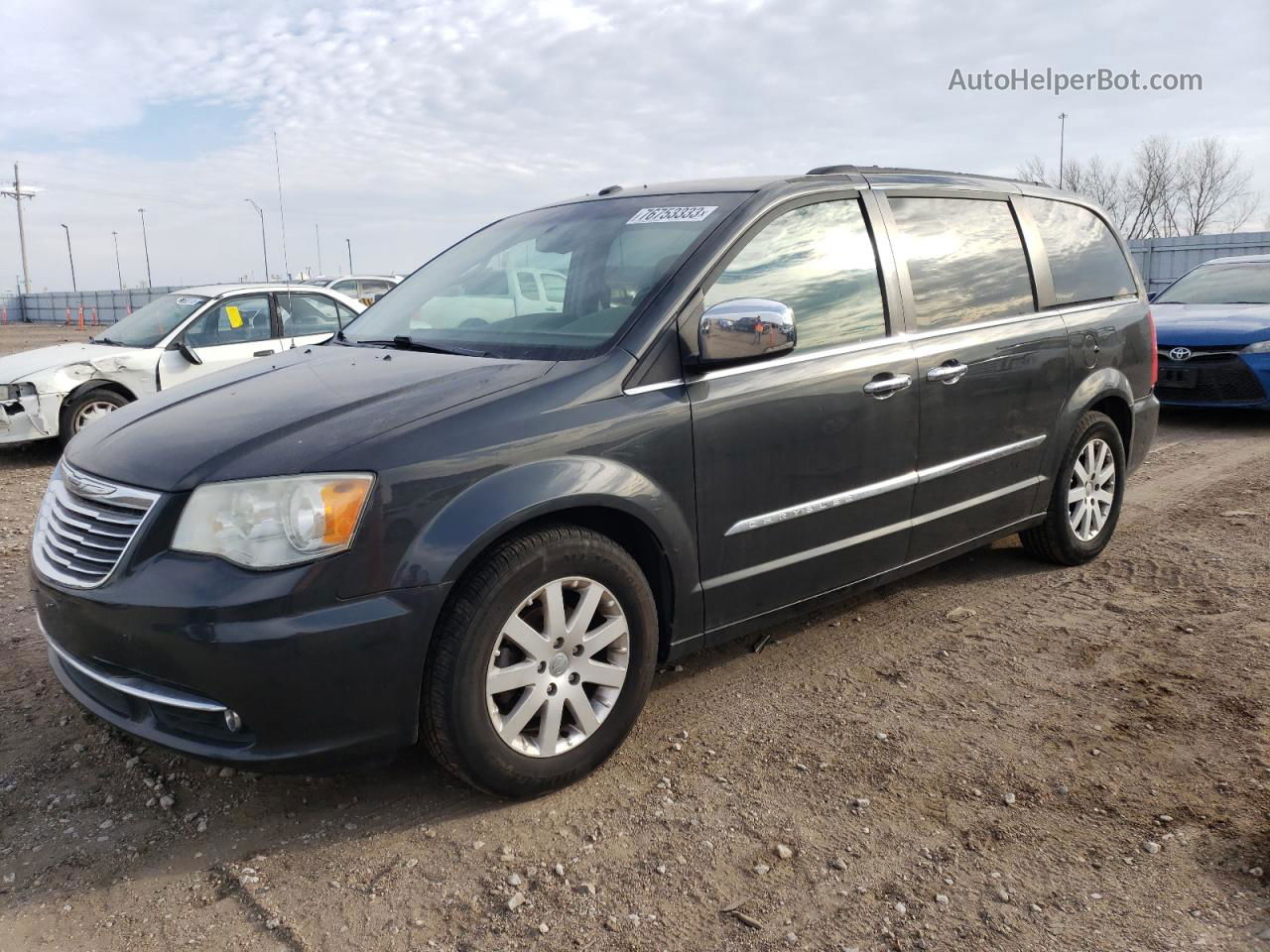 2011 Chrysler Town & Country Touring L Черный vin: 2A4RR8DG8BR704761