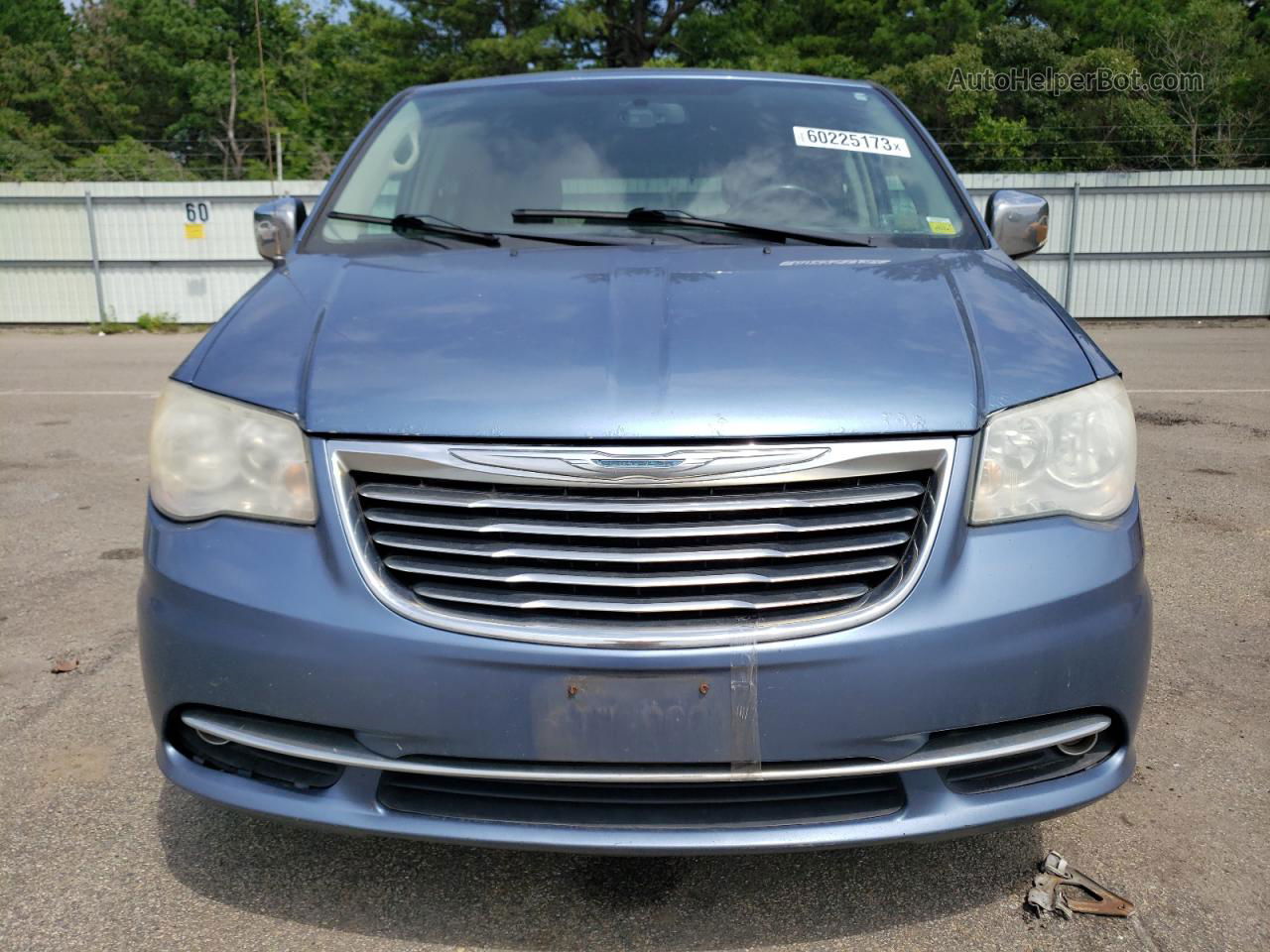 2011 Chrysler Town & Country Touring L Blue vin: 2A4RR8DG8BR758819