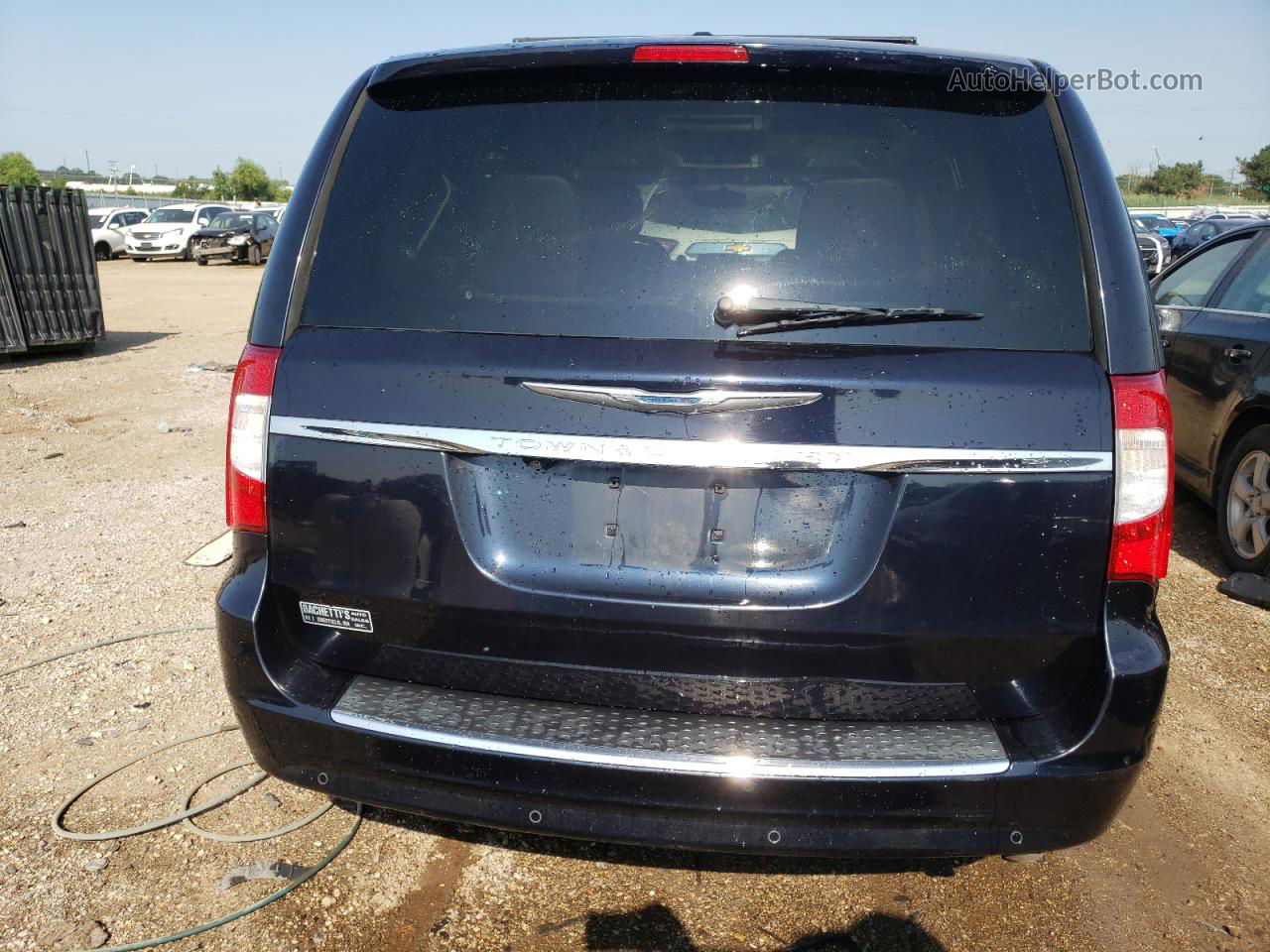 2011 Chrysler Town & Country Touring L Синий vin: 2A4RR8DG9BR704106