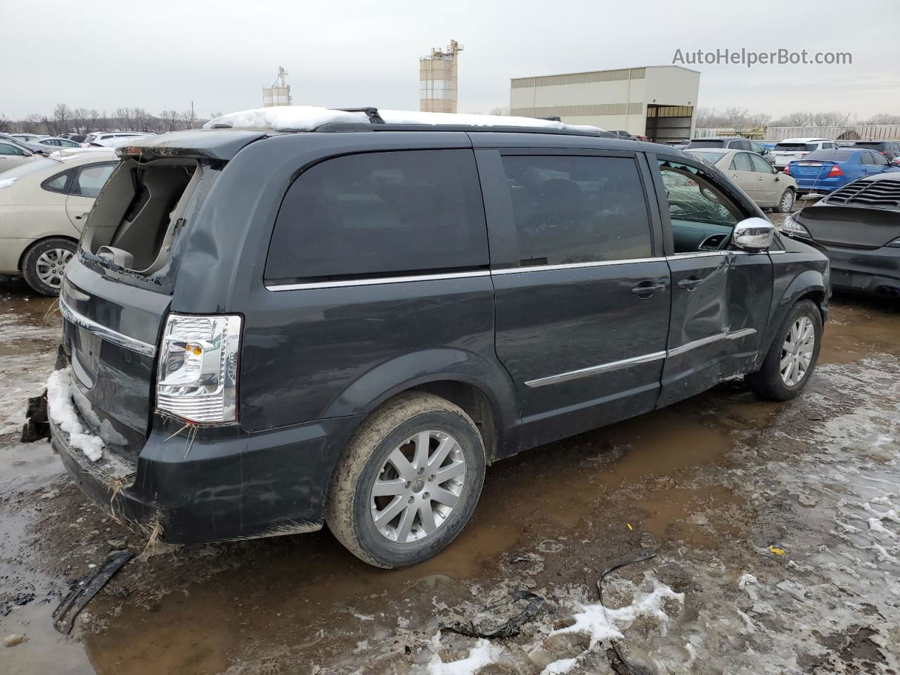 2011 Chrysler Town & Country Touring L Угольный vin: 2A4RR8DG9BR764399