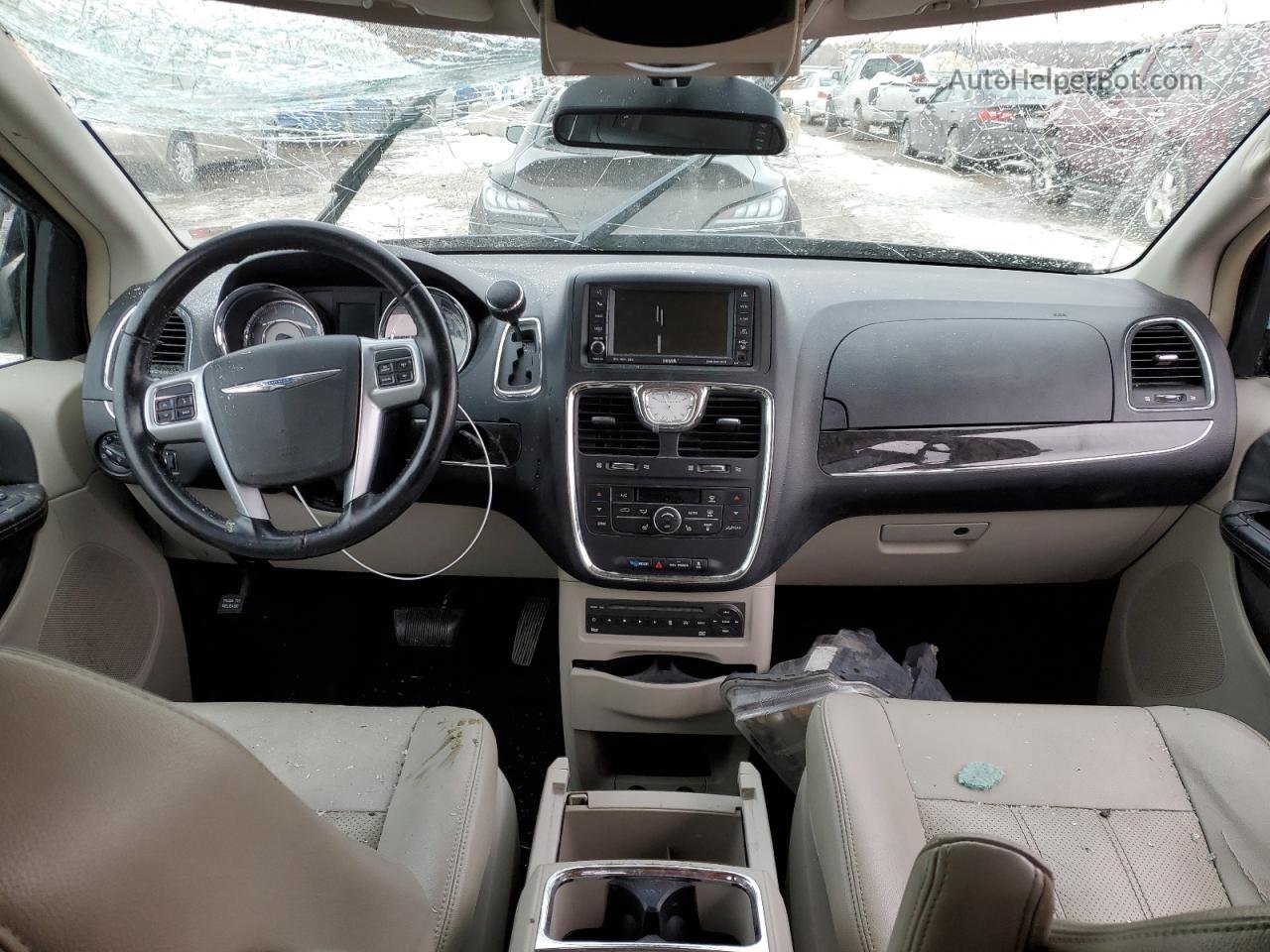 2011 Chrysler Town & Country Touring L Угольный vin: 2A4RR8DG9BR764399