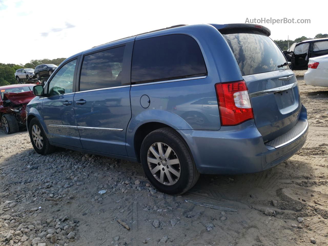 2011 Chrysler Town & Country Touring L Blue vin: 2A4RR8DG9BR784362