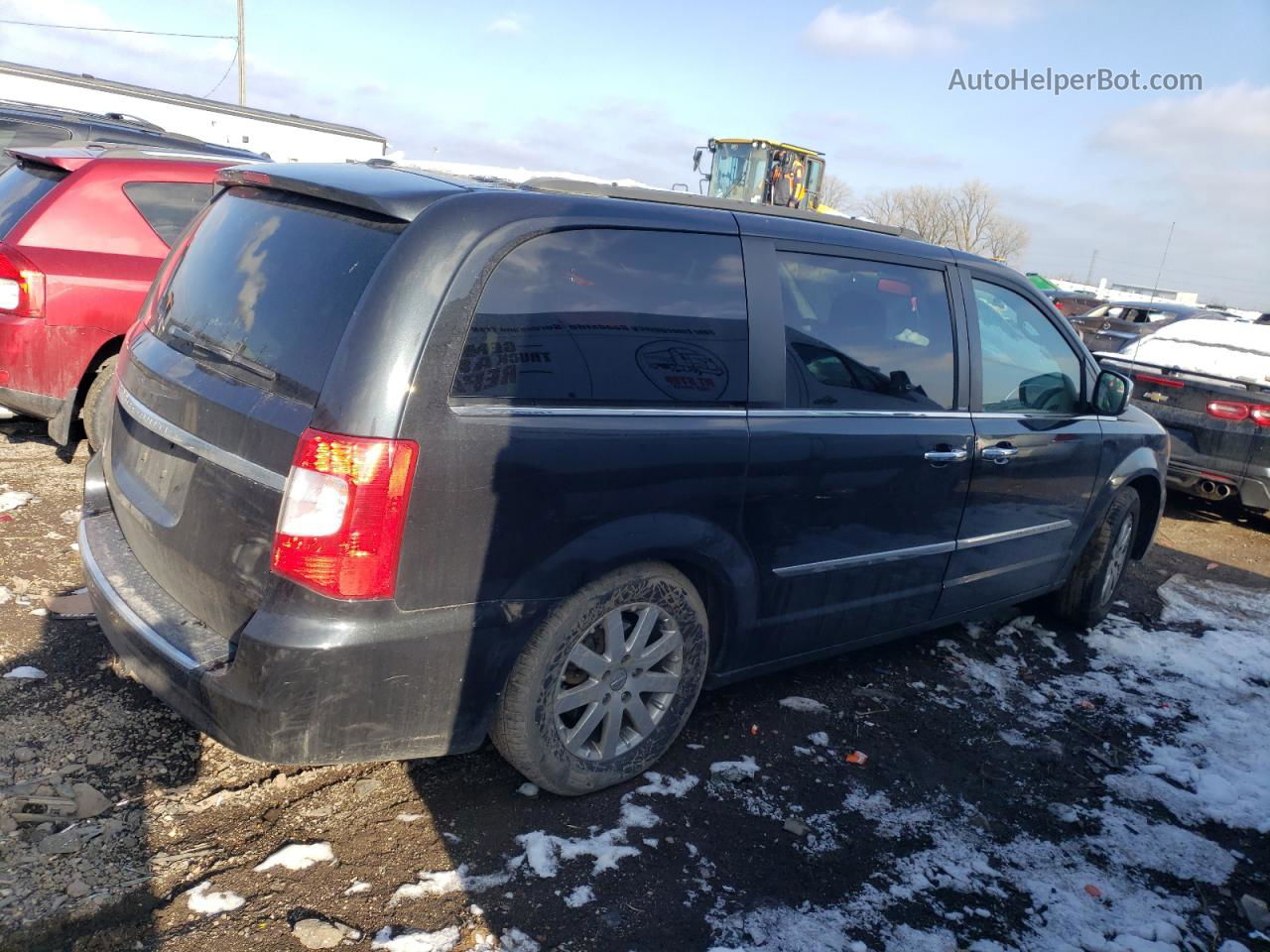 2011 Chrysler Town & Country Touring L Черный vin: 2A4RR8DGXBR609781