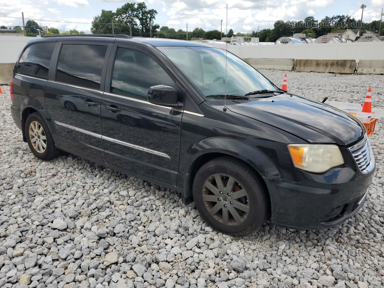 2011 Chrysler Town & Country Touring L Black vin: 2A4RR8DGXBR665946