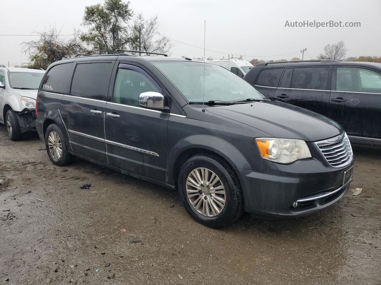 2011 Chrysler Town & Country Touring L Черный vin: 2A4RR8DGXBR758661