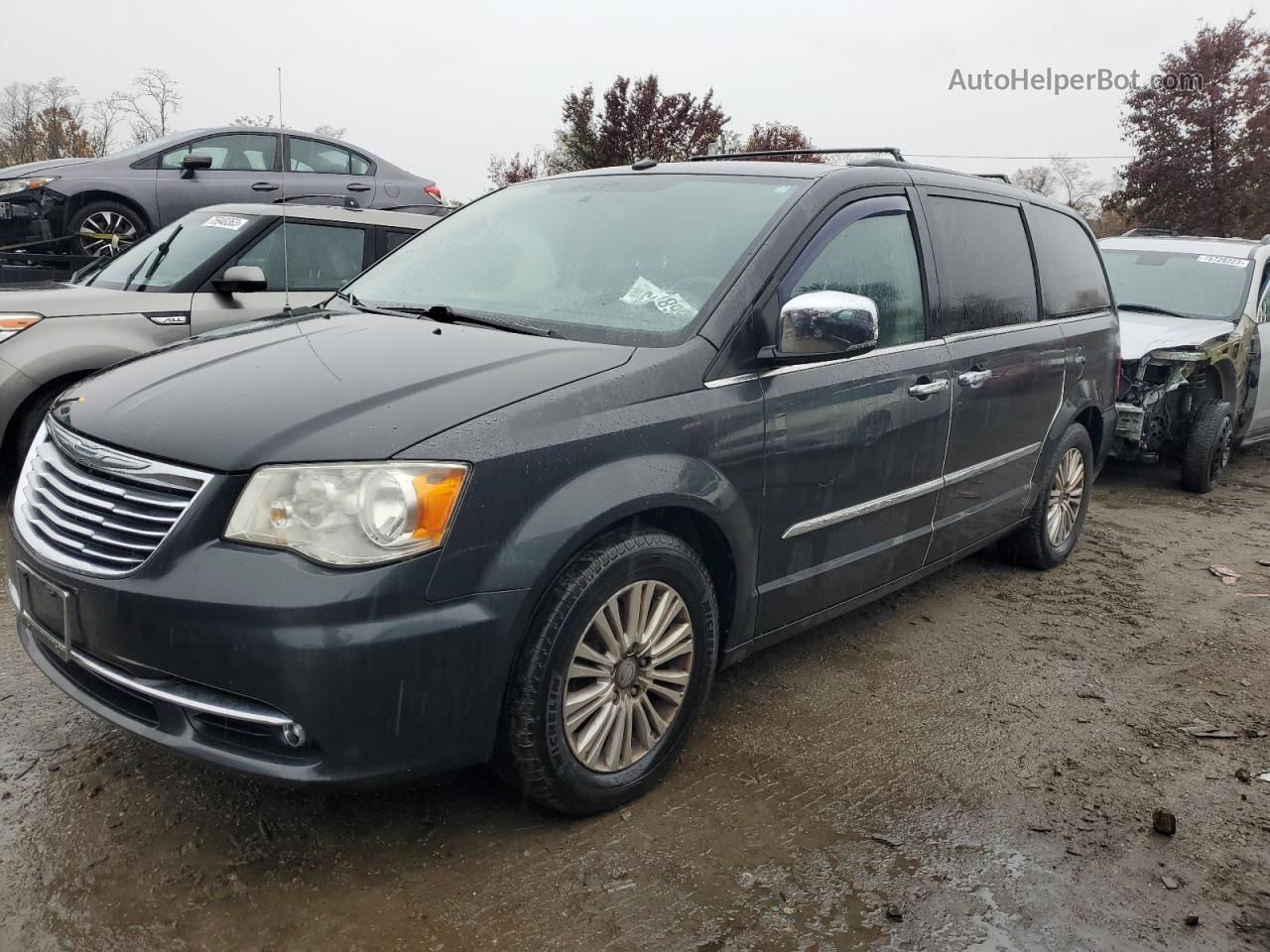 2011 Chrysler Town & Country Touring L Черный vin: 2A4RR8DGXBR758661